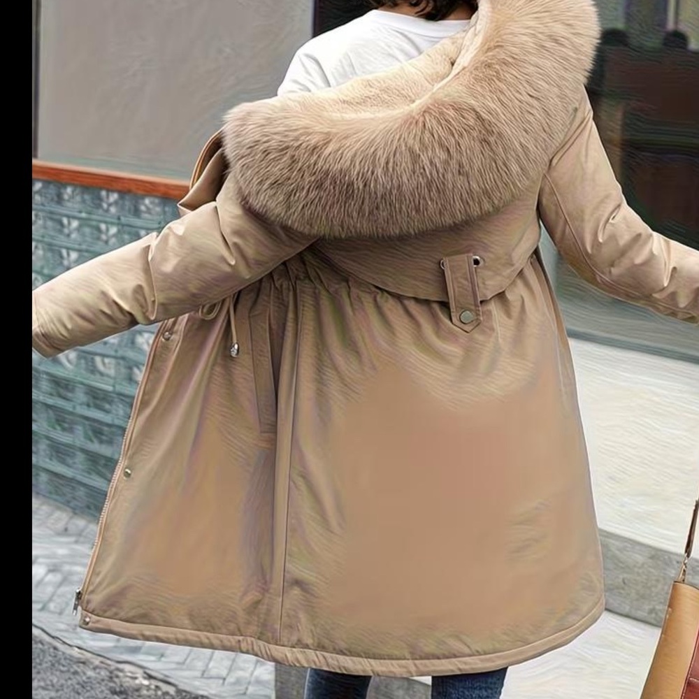 Black  waisted women’s coat
